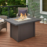 The Outdoor Greatroom Havenwood 44" Rectangular Gas Fire Pit Table - HWADG-1224-K