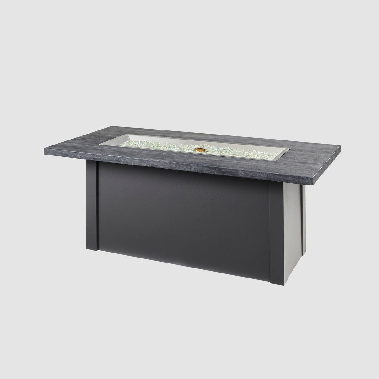 The Outdoor Greatroom Havenwood 62" Rectangular Gas Fire Pit Table - HWADG-1224-K