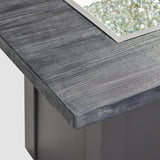 The Outdoor Greatroom Havenwood 62" Rectangular Gas Fire Pit Table - HWADG-1224-K