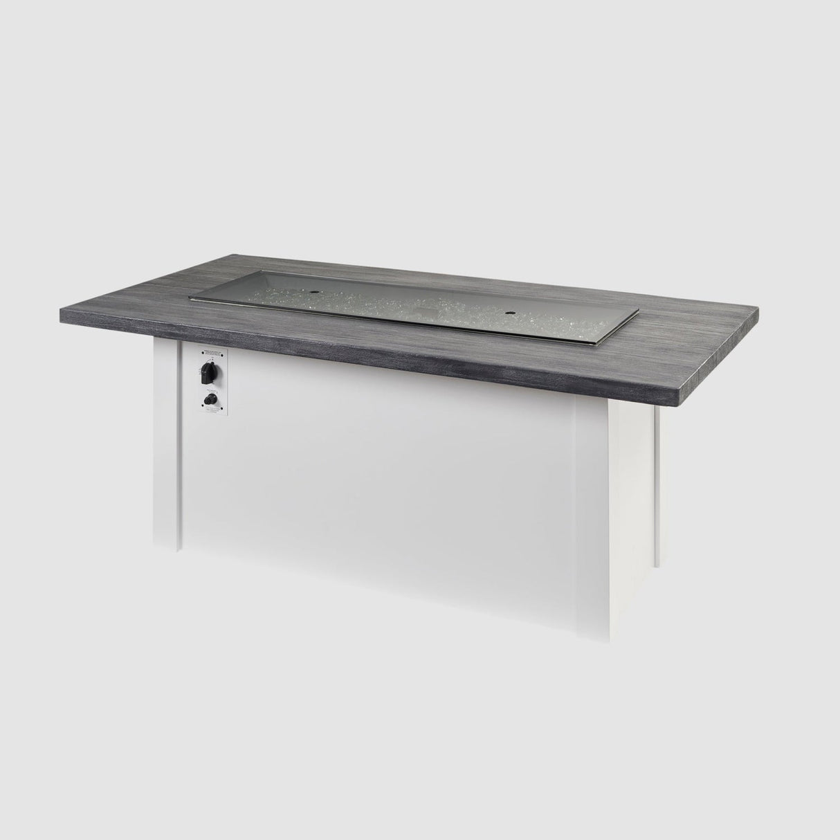 The Outdoor Greatroom Havenwood 62" Rectangular Gas Fire Pit Table - HWADG-1224-K