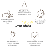 Montessori House Bed with Rails Custom Color