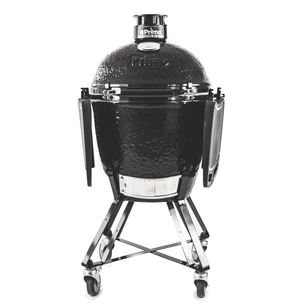 Primo Round All-In-One Charcoal Ceramic Grill - PGCRC