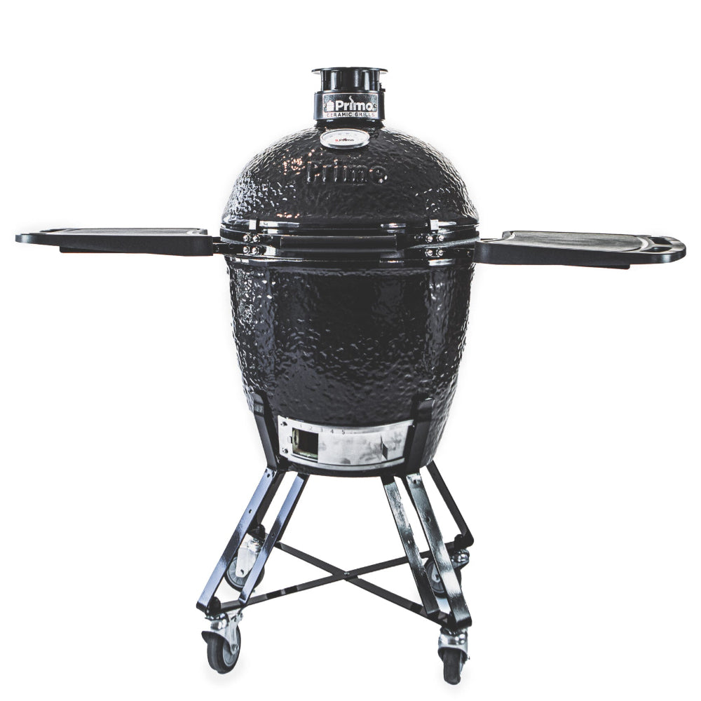 Primo Round All-In-One Charcoal Ceramic Grill - PGCRC