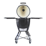 Primo Round All-In-One Charcoal Ceramic Grill - PGCRC
