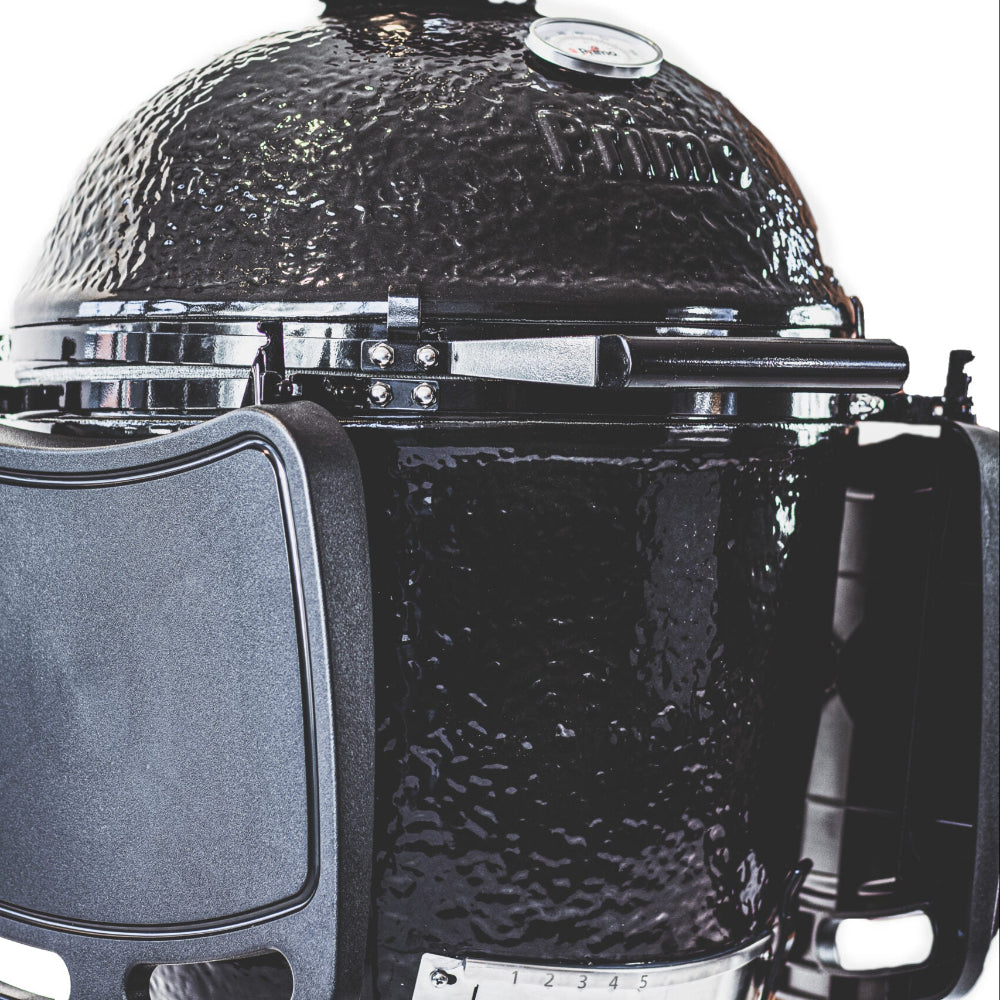 Primo Round All-In-One Charcoal Ceramic Grill - PGCRC