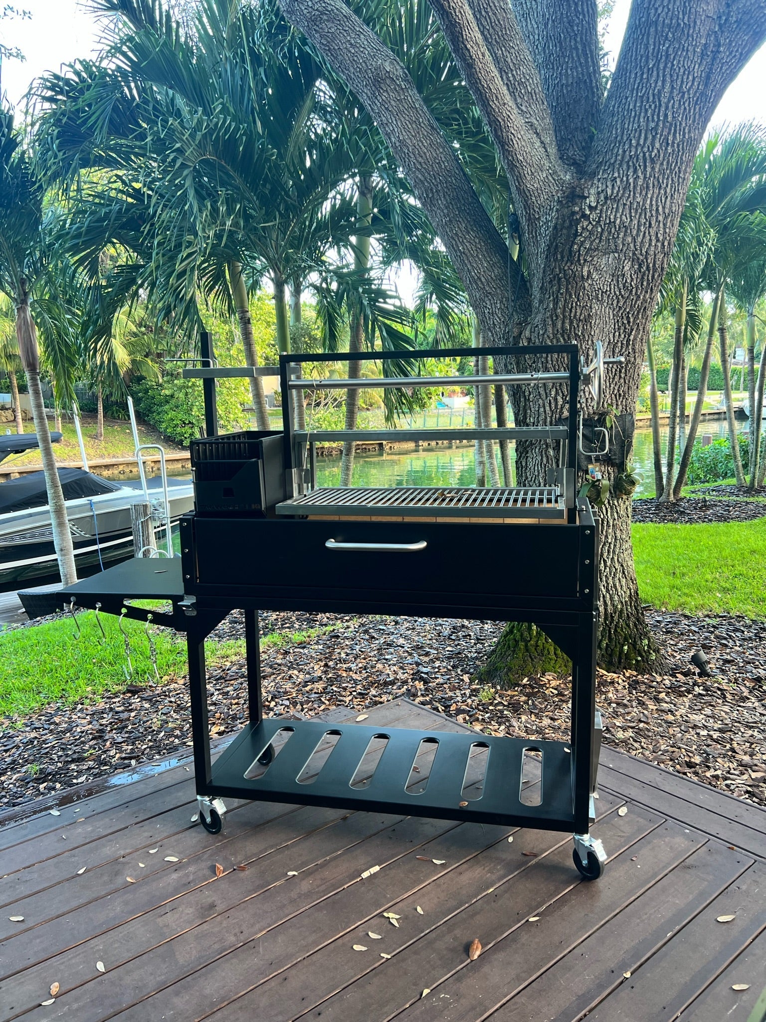 Tagwood BBQ Argentine Santa Maria Wood Fire & Charcoal Gaucho Grill | BBQ03SI--