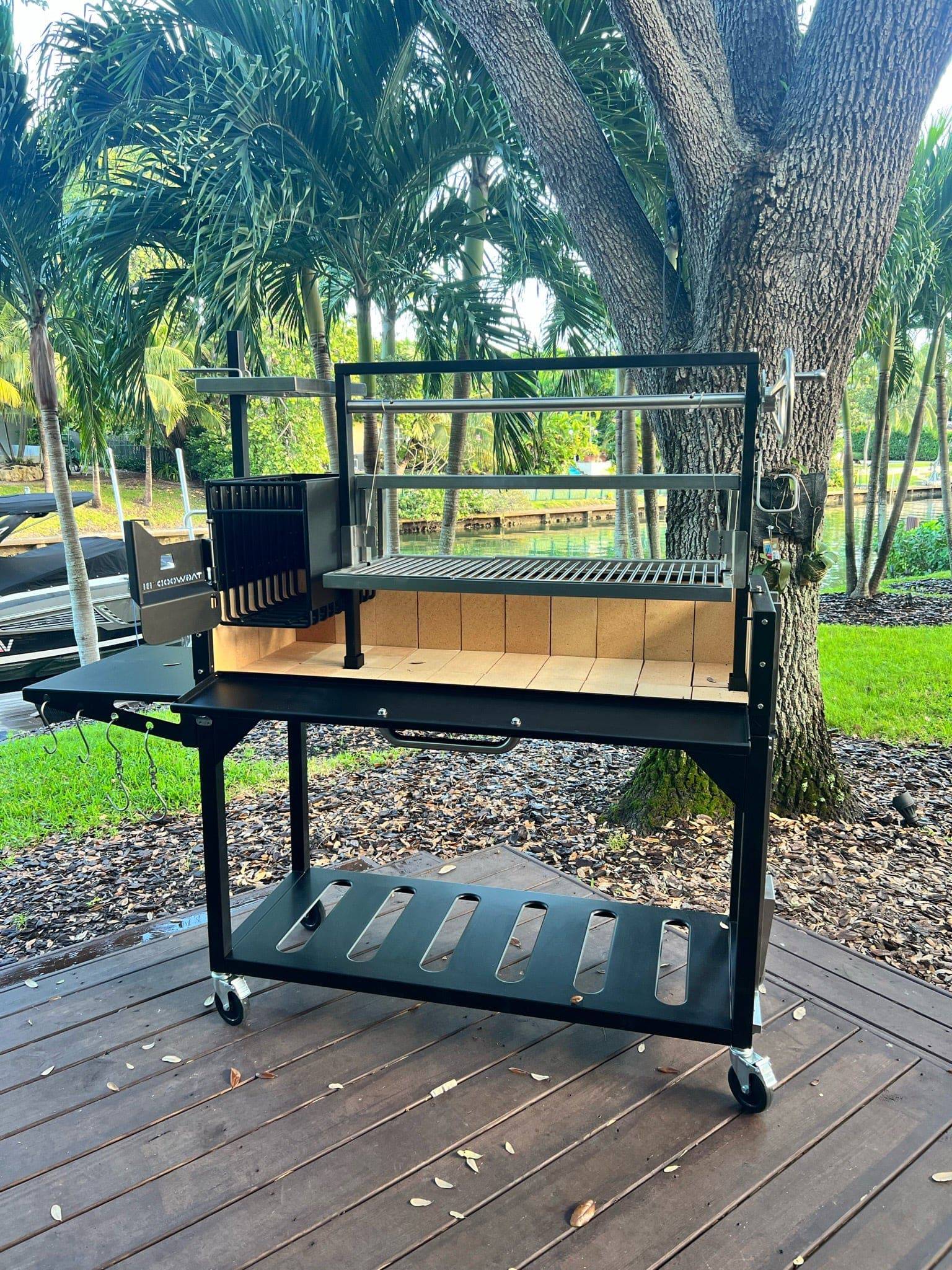 Tagwood BBQ Argentine Santa Maria Wood Fire & Charcoal Gaucho Grill | BBQ03SI--