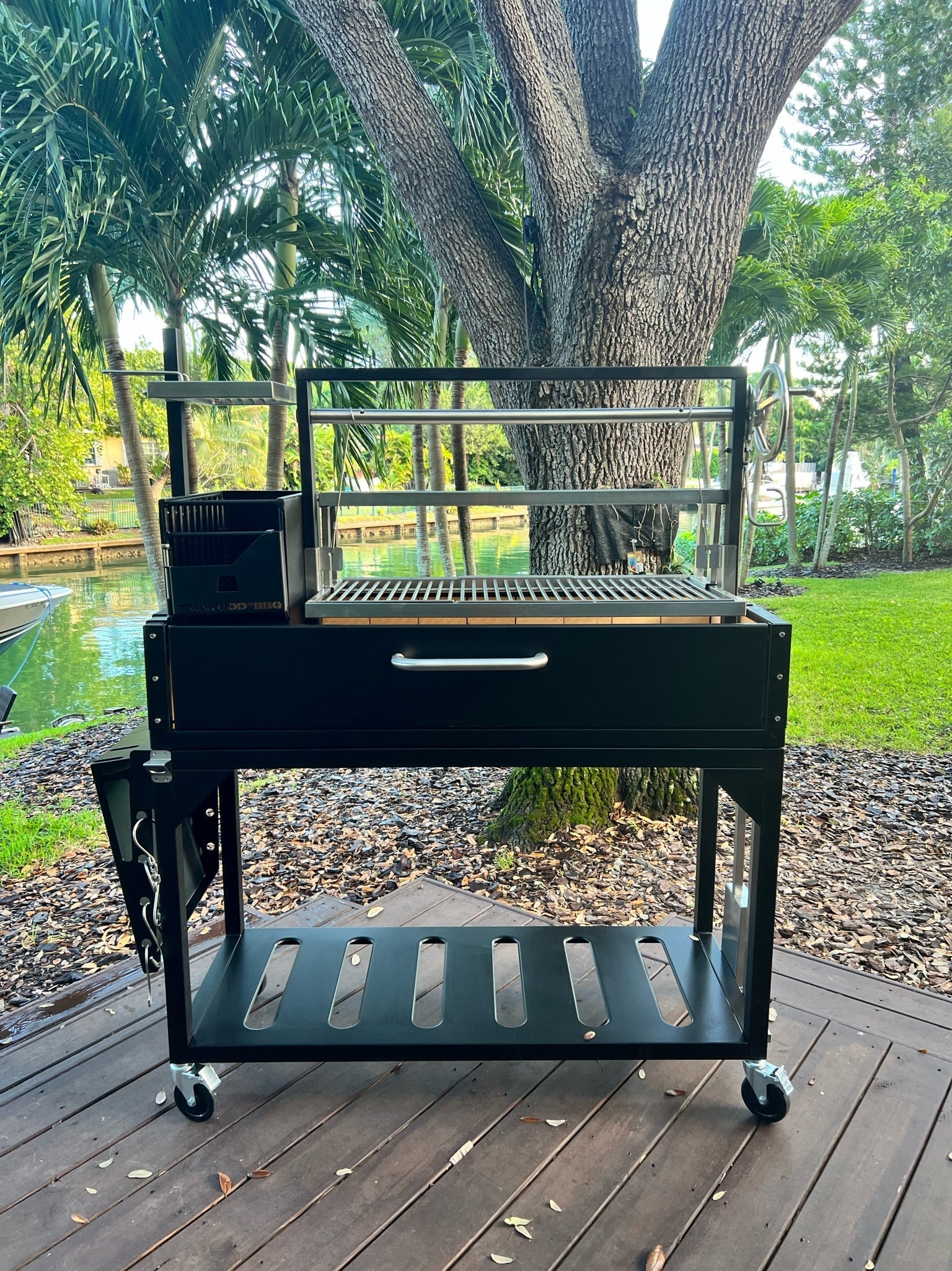 Tagwood BBQ Argentine Santa Maria Wood Fire & Charcoal Gaucho Grill | BBQ03SI--
