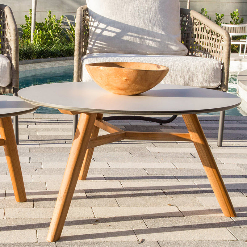 Kannoa Santorini Round Coffee Table