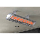 Infratech C Series Single Element with Mediterranean Motif C2024 2000 Watts 240V 8.33 Amps Infrared Electric Patio Heater 39 x 8.19 x 2.5 in. - 21-3015