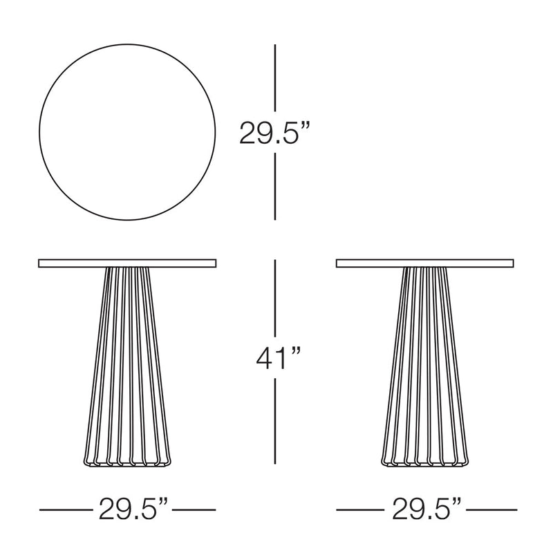 Kannoa Intercoastal Bar Table