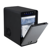 Forno Sferico 11" Ice Maker, Black – 32 Clear Slow-Melting Ice Spheres Daily, 10+ Ball Storage
