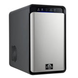 Forno Sferico 11" Ice Maker, Silver – 32 Clear Slow-Melting Ice Spheres Daily, 10+ Ball Storage
