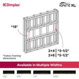 Dimplex Ignite XL 100" Linear Electric Fireplace - XLF100
