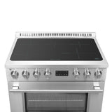 Forno Torino Induction Range with True Convection and Air Fry