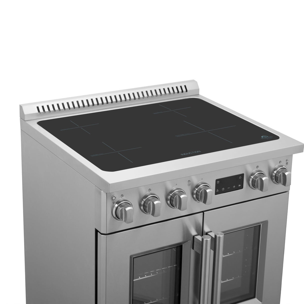 Forno Torino French Door Induction Range with Air Fryer and True Convection Oven