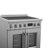 Forno Torino French Door Induction Range with Air Fryer and True Convection Oven
