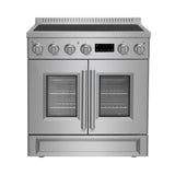 Forno Torino French Door Induction Range with Air Fryer and True Convection Oven