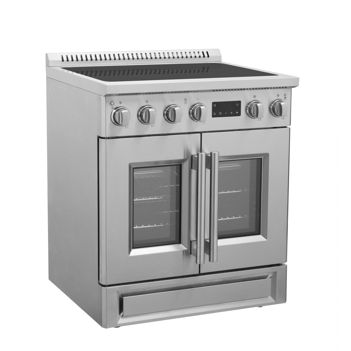 Forno Torino French Door Induction Range with Air Fryer and True Convection Oven