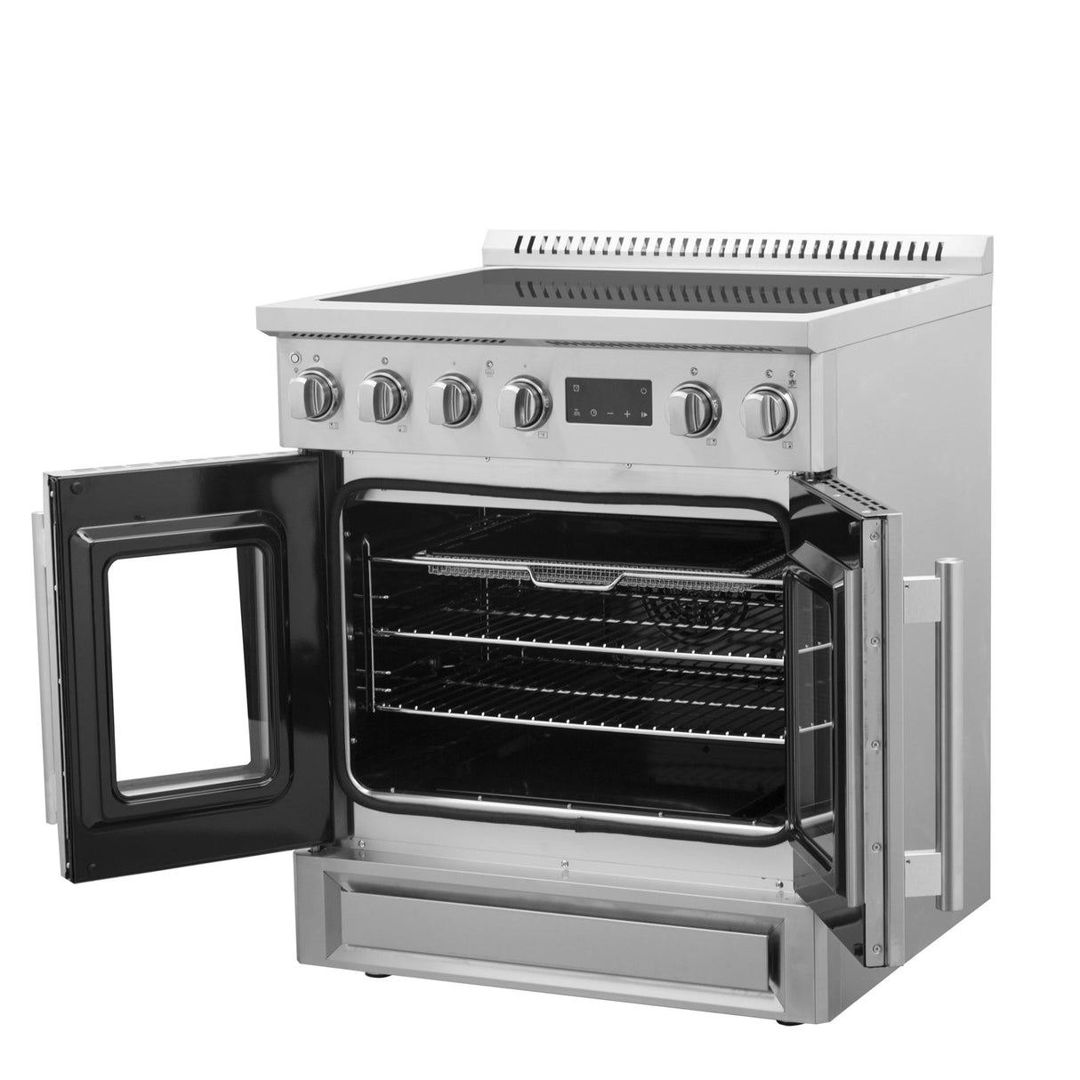 Forno Torino French Door Induction Range with Air Fryer and True Convection Oven