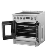 Forno Torino French Door Induction Range with Air Fryer and True Convection Oven