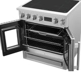 Forno Torino French Door Induction Range with Air Fryer and True Convection Oven