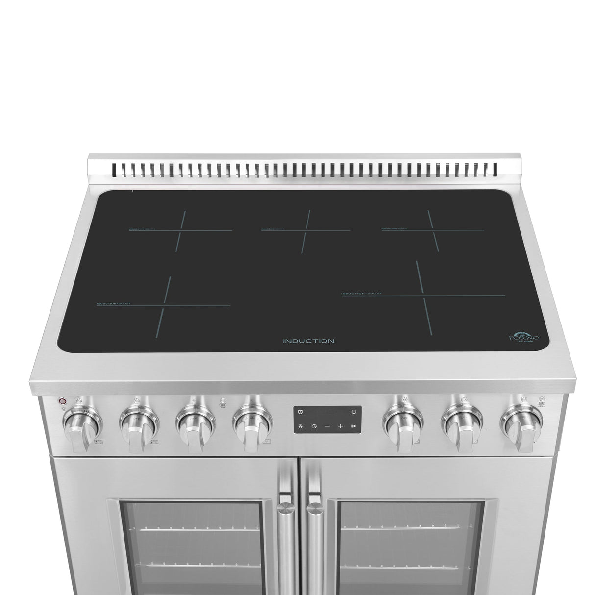 Forno Torino French Door Induction Range with Air Fryer and True Convection Oven