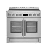 Forno Torino French Door Induction Range with Air Fryer and True Convection Oven