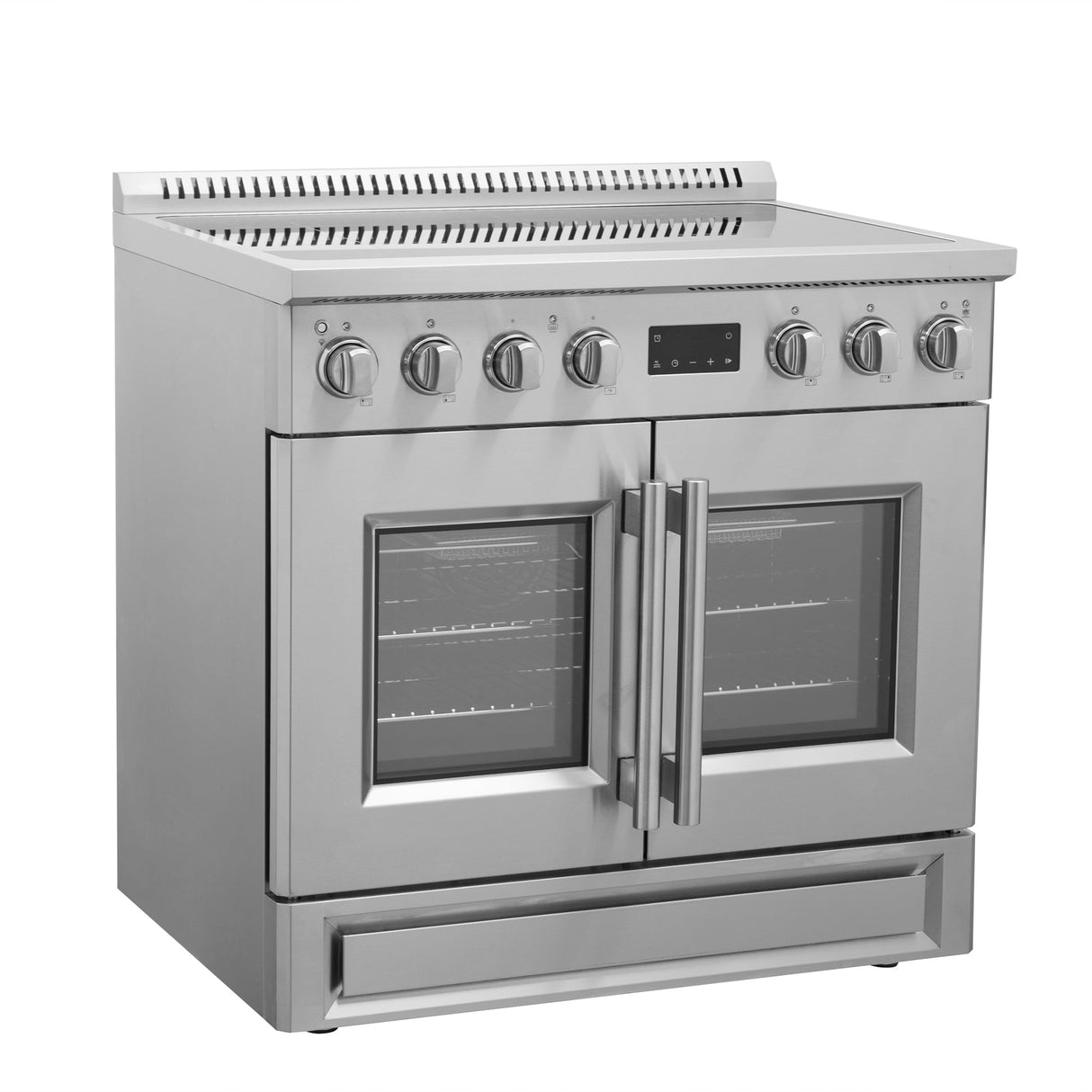 Forno Torino French Door Induction Range with Air Fryer and True Convection Oven