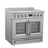 Forno Torino French Door Induction Range with Air Fryer and True Convection Oven