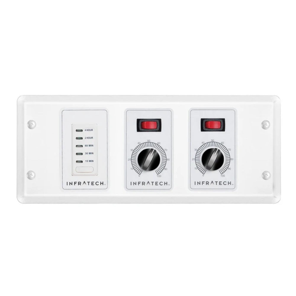 Infratech 30 4046 Solid State Control, 2 Zone Analog Control with Digital Timer - 4.5 x 12.25 x 2.5 in.