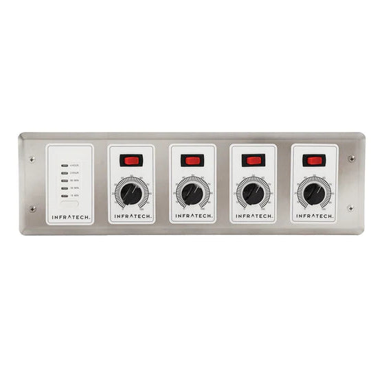 Infratech 30 4048 Solid State Control, 4 Zone Analog Control with Digital Timer - 4.5 x 18.75 x 2.5 in.