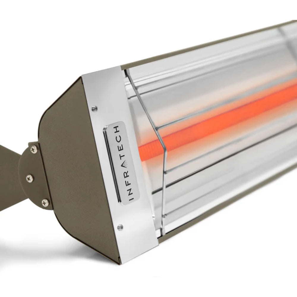 Infratech W Series Single Element W3027 3000 Watts 277V 11 Amps Infrared Electric Patio Heater 61.25 x 8 x 3 in. - 21-1105