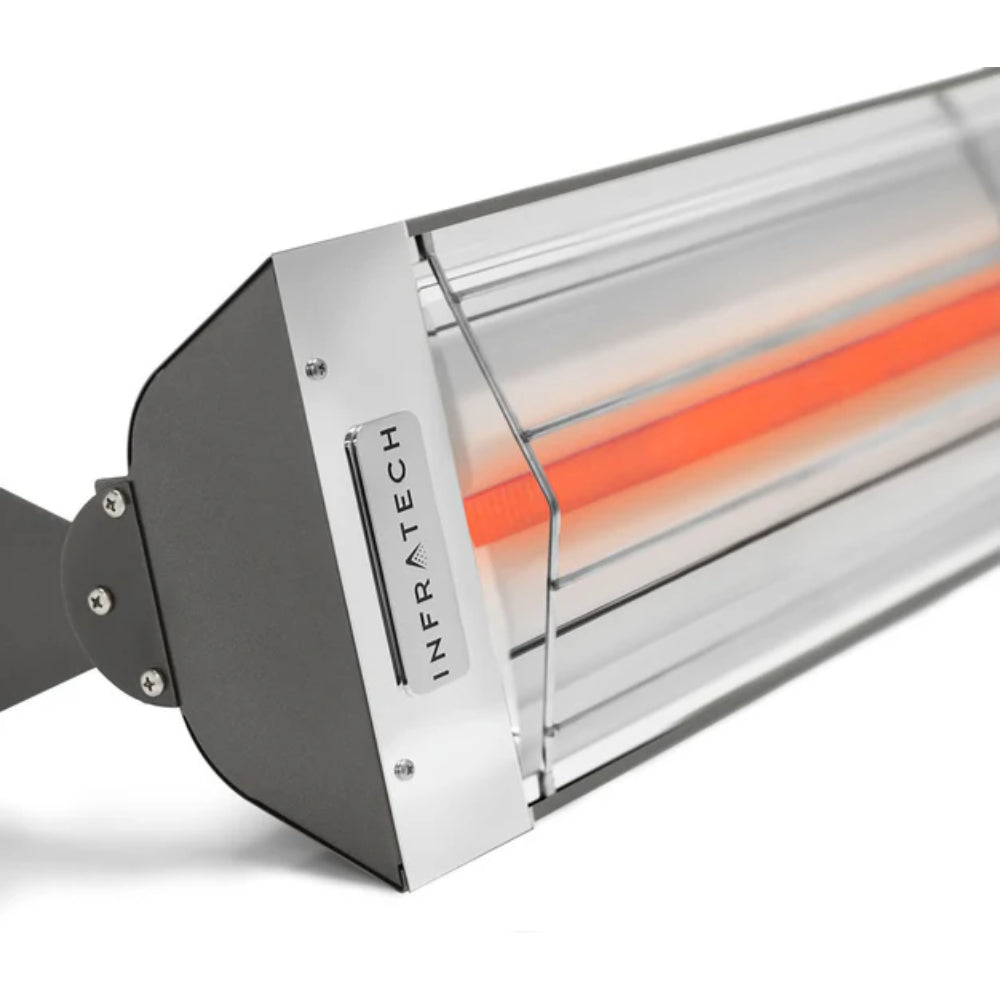 Infratech W Series Single Element W3027 3000 Watts 277V 11 Amps Infrared Electric Patio Heater 61.25 x 8 x 3 in. - 21-1105