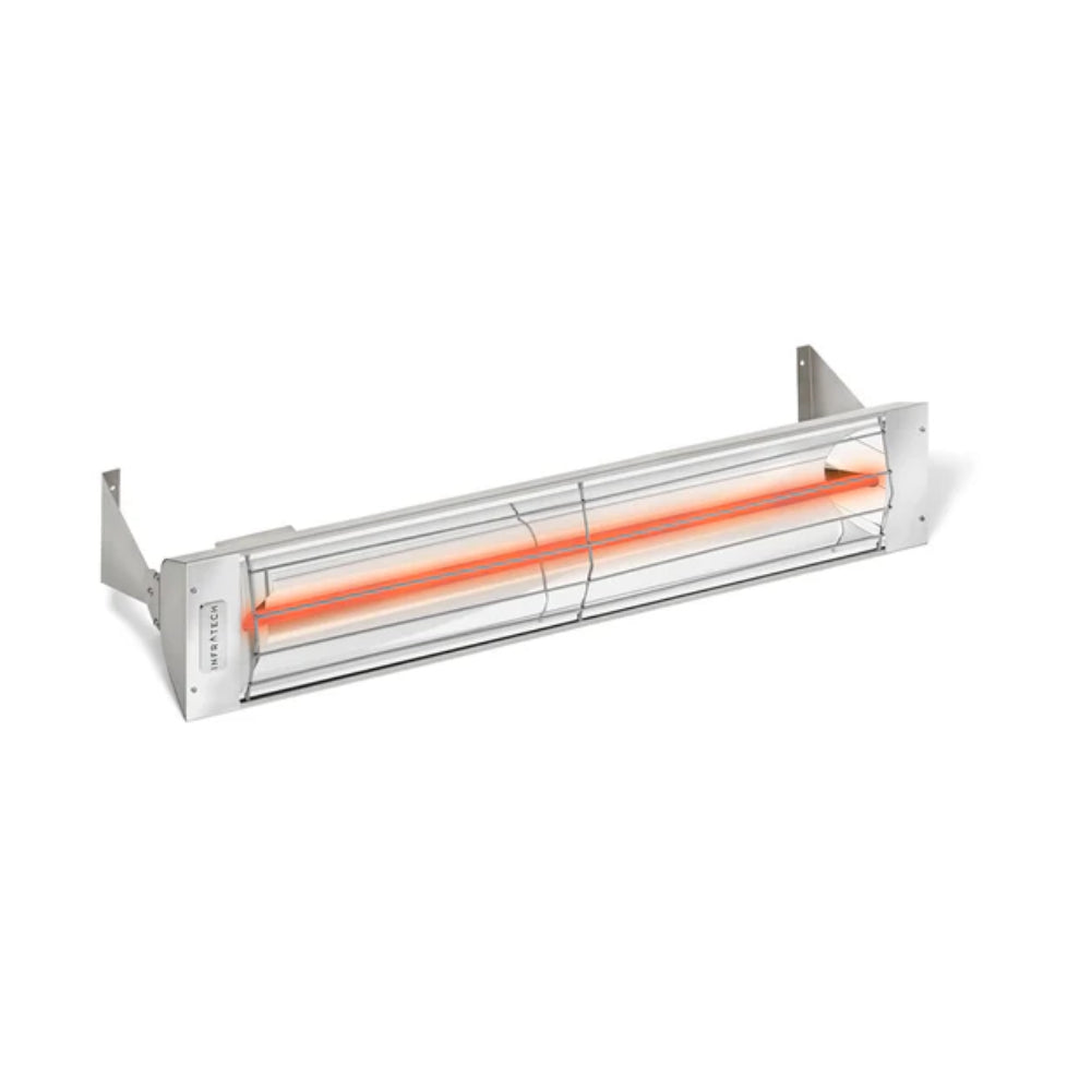 Infratech W Series Single Element W3027 3000 Watts 277V 11 Amps Infrared Electric Patio Heater 61.25 x 8 x 3 in. - 21-1105