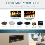 Majestic 42" Jade Linear Direct Vent Gas Fireplace