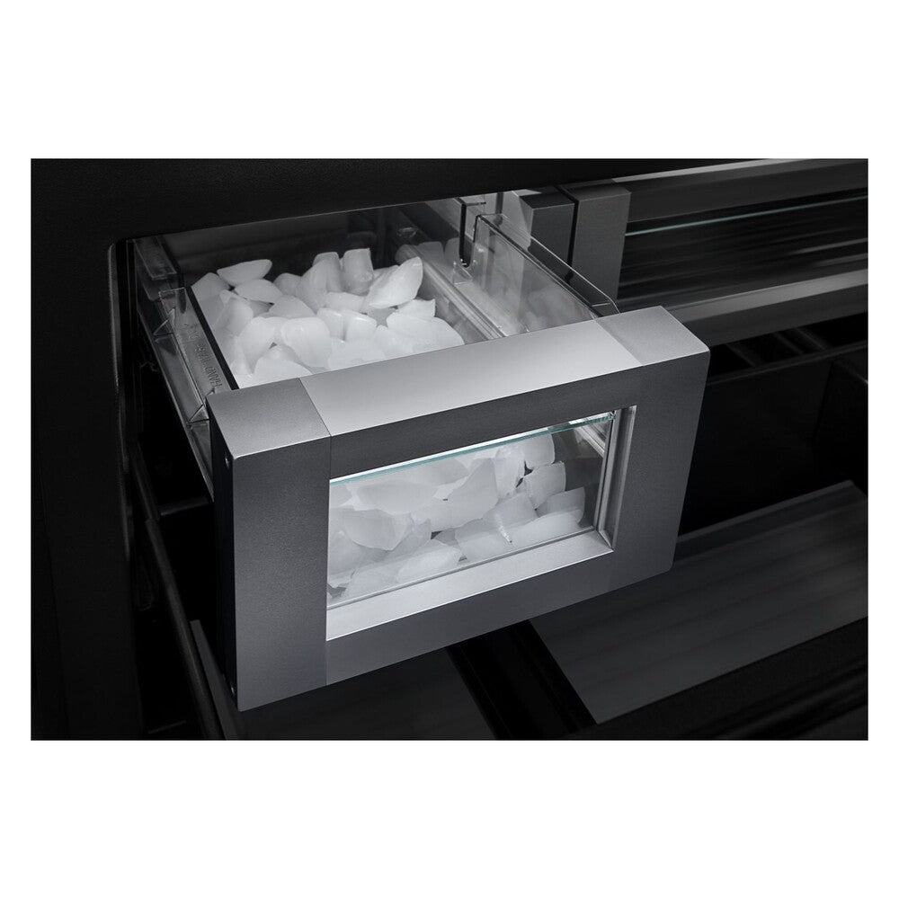 JennAir 36 inch Fully Integrated Built-In Bottom Freezer with 20.86 cu. ft. Total Capacity, and Obsidian Interior in Panel Ready, JB36NXFX*E