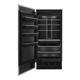 JennAir 36 inch Built-In Smart Column Refrigerator with 20 cu. ft. Capacity, Obsidian Interior, Energy Star in Panel Ready, JBRF*36IGX