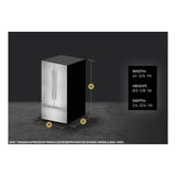 JennAir 42 inch Built-In Side by Side Refrigerator with 25.5 cu. ft. Capacity, Obsidian Black Interior in Panel Ready, JBSFS42NMX