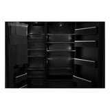 JennAir RISE 48 inch Built-In Side by Side Refrigerator with 29.4 cu. ft. Capacity, External Water and Ice Dispenser, in Stainless Steel, JBSS48E22L