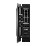 JennAir 18 inch Built-In Smart Column Freezer with 8 cu. ft. Capacity, Obsidian Interior, DeepFreeze Mode, in Panel Ready, JBZF*18IGX