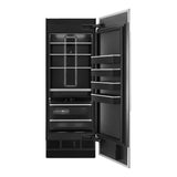 JennAir 30 inch Built-In Smart Column Freezer with 17 cu. ft. Capacity, Obsidian Interior, DeepFreeze Mode in Panel Ready, JBZF*30IGX