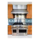 JennAir RISE 48 inch Professional Dual Fuel Range with 6.3 cu. ft. Total Oven Capacity, 6 Burners, Griddle, Dual-Stacked PowerBurners, in Stainless Steel, JDRP548HL