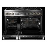 JennAir RISE 48 inch Smart Dual Fuel Professional Range with 6.3 cu. ft. Total Capacity, 6 Burners, Grill, Dual-Fan Convection and Sabbath Mode in Stainless Steel, JDRP648HL