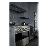 JennAir NOIR 48 inch Dual Fuel Professional Range with 4 Sealed Burners, Griddle, Grill, 6.3 cu. ft. Total Oven Capacity, Dual-Fan True Convection, in Stainless Steel, JDRP748HM