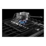 JennAir RISE 30 inch Dual Fuel Slide-In Range with Downdraft Ventilation, 4 Burners, 6.2 cu. ft. Oven Capacity with True Convection, Air Fry, AquaLift Self-Cleaning Technology, in Stainless Steel, JDS1750ML