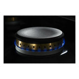 JennAir NOIR 36 inch Dual-Fuel Professional Range with 5.1 cu. ft. Oven Capacity, 4 Burners and Griddle, Remote Access, Cinematic Oven Lights, and Sabbath Mode in Stainless Steel, JDSP536HM