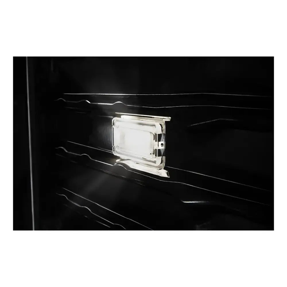 JennAir NOIR 36 inch Dual-Fuel Professional Range with 5.1 cu. ft. Oven Capacity, 4 Burners and Griddle, Remote Access, Cinematic Oven Lights, and Sabbath Mode in Stainless Steel, JDSP536HM
