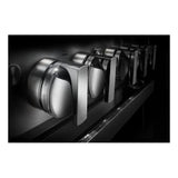 JennAir NOIR 48 inch Dual Fuel Professional Range with 6 Burners, Chrome-Infused Griddle, Steam Assist, Dual-Fan True Convection, Smooth Close Door, in Stainless Steel, JDSP548HM