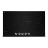 JennAir 36 inch Electric Radiant Cooktop with 5 Elements, Halo-Effect Knobs, Simmer Function, Melt Function, Hot Surface Indicators, ADA Compliant, JEC3536H*
